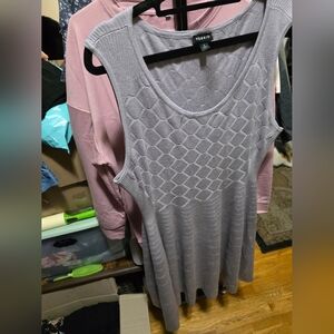 EUC Torrid Gray Sleeveless Knit Dress